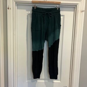 Green and Black Ombre Joggers